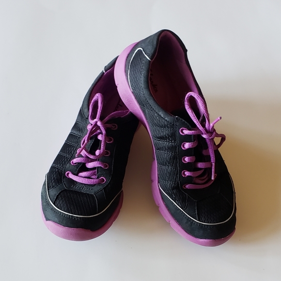 clarks sneakers womens purple